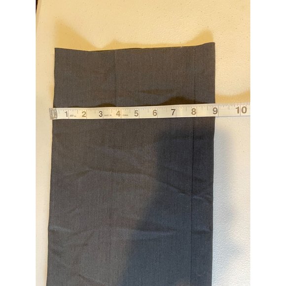 Van Heusen Mens Dress Pants Straight Leg Flat Front 505M103028 Charcoal SZ 36x30 - Picture 8 of 10